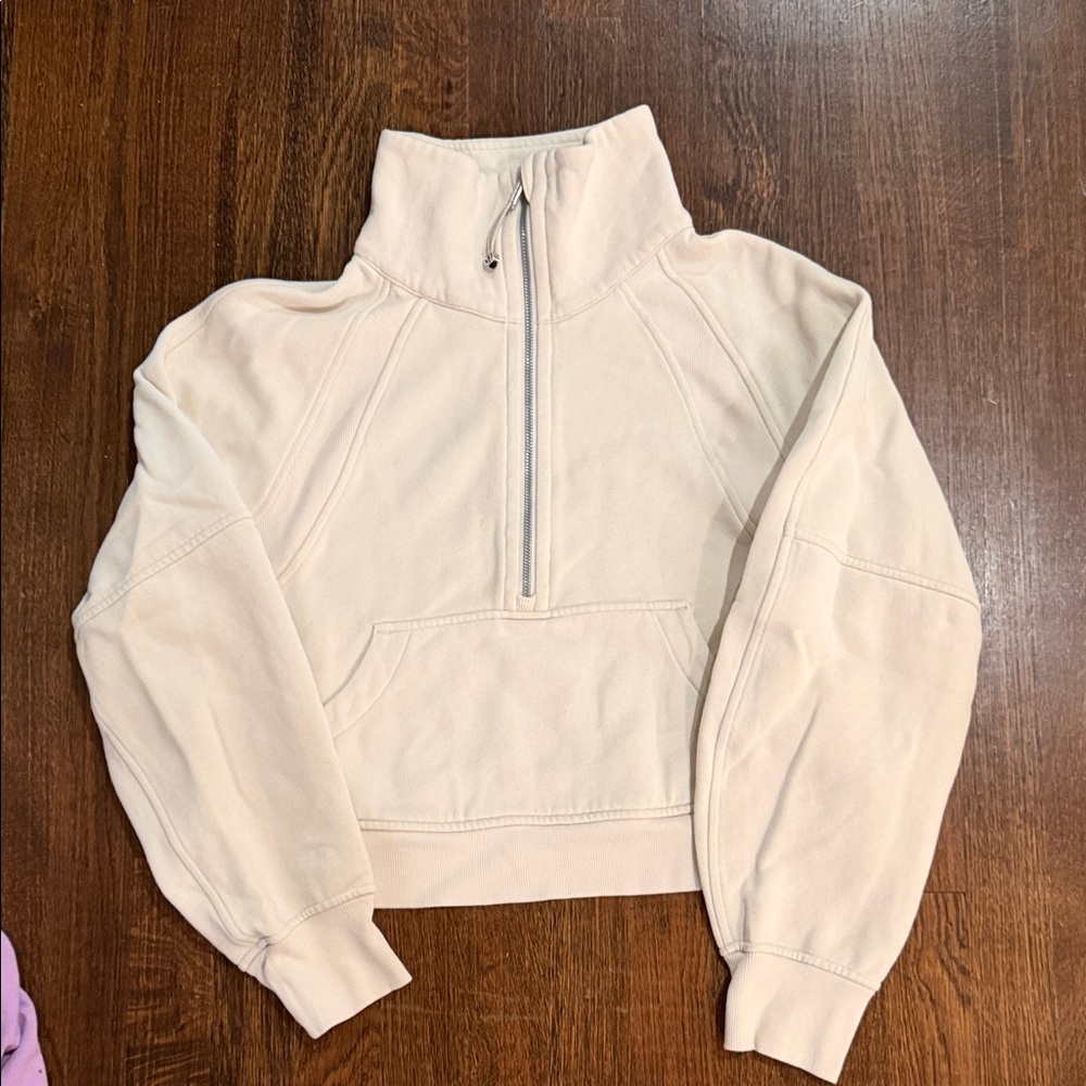 Lululemon Cream High-Neck Women's sweatshirt XS